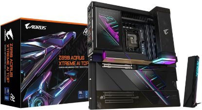Picture of GIGABYTE Z890 AORUS Xtreme AI TOP Intel Core Ultra (Series 2) LGA 1851 Motherboard, E-ATX, DDR5, 4X M.2, PCIe 5.0, Thunderbolt 5, WIFI7, 10GbE LAN, EZ-Latch